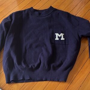 Mango blue M sweater